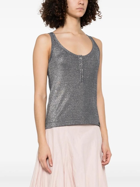PINKO knitted tank top - Blue - zdjęcie produktu nr 2