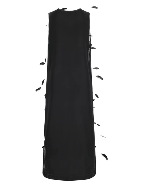 Jil Sander sleeveless maxi dress - Black - zdjęcie produktu nr 2