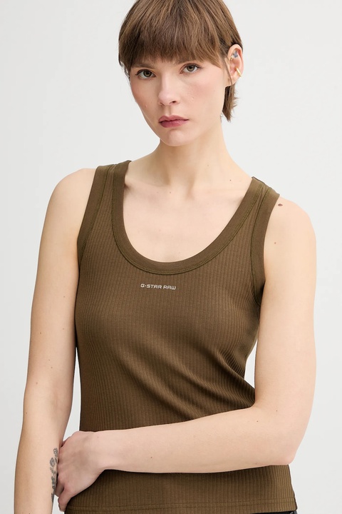 G-Star top damski kolor zielony D26065-D253 - zdjęcie produktu nr 1