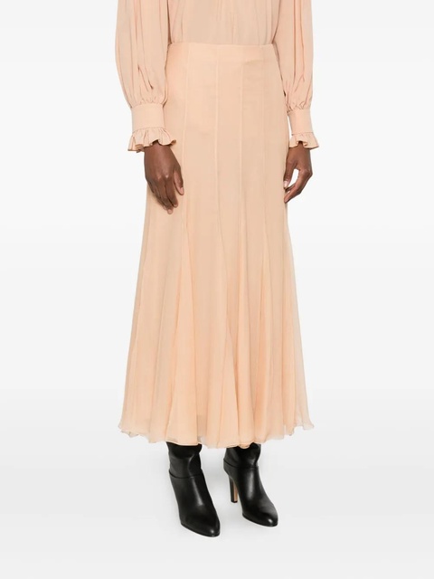Chloé pleated silk skirt - Pink - zdjęcie produktu nr 2