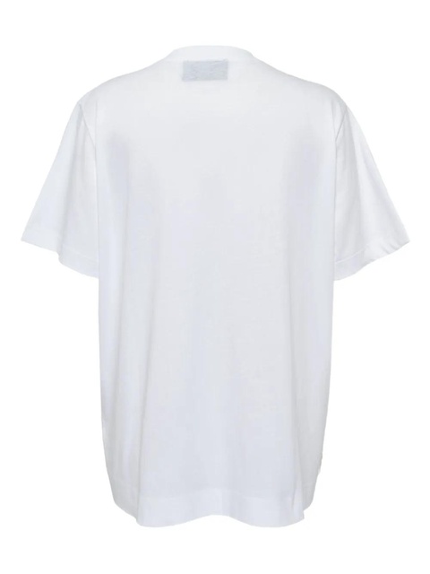 Simone Rocha unraveling ribbon T-Shirt - White - zdjęcie produktu nr 1