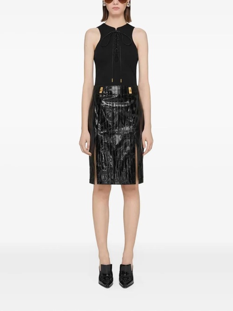 Givenchy lace-up strappy top - Black - zdjęcie produktu nr 2