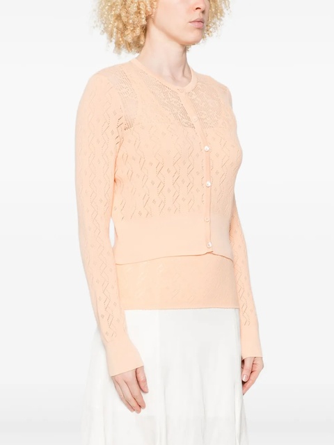 Chloé cotton cardigan and top set - Orange - zdjęcie produktu nr 2