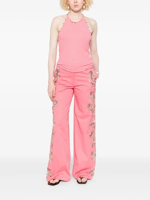Christopher Esber straight-leg trousers - Pink - zdjęcie produktu nr 2