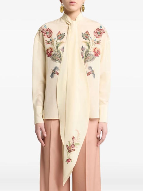 ETRO floral-print blouse - Neutrals - zdjęcie produktu nr 2
