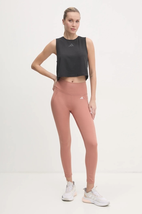 adidas Performance top treningowy kolor czarny JJ3501 - zdjęcie produktu nr 2