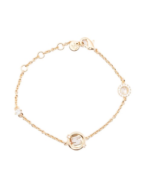 FENDI gemstone-embellished chain bracelet - Gold - zdjęcie produktu nr 1