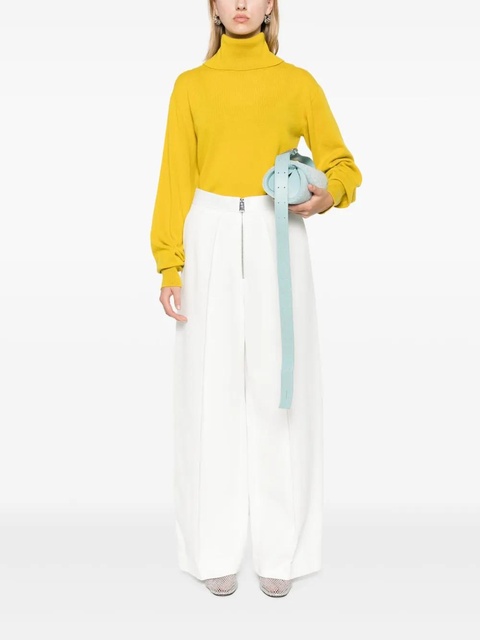 Jil Sander knitted cashmere jumper - Yellow - zdjęcie produktu nr 2