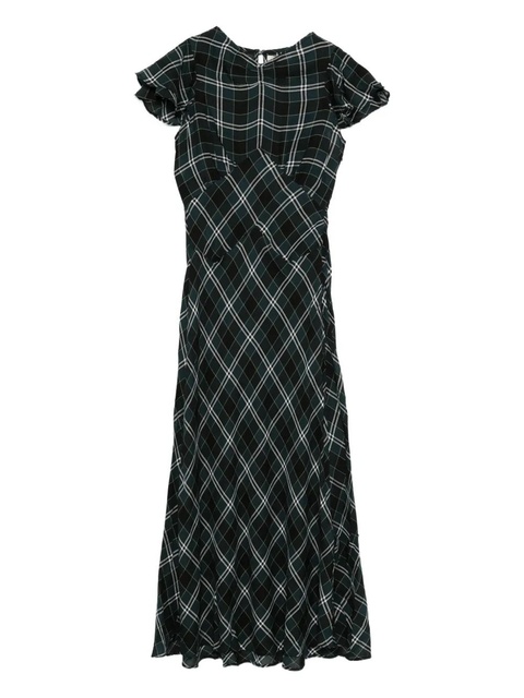 DÔEN Seraphine checked maxi dress - Blue - zdjęcie produktu nr 1