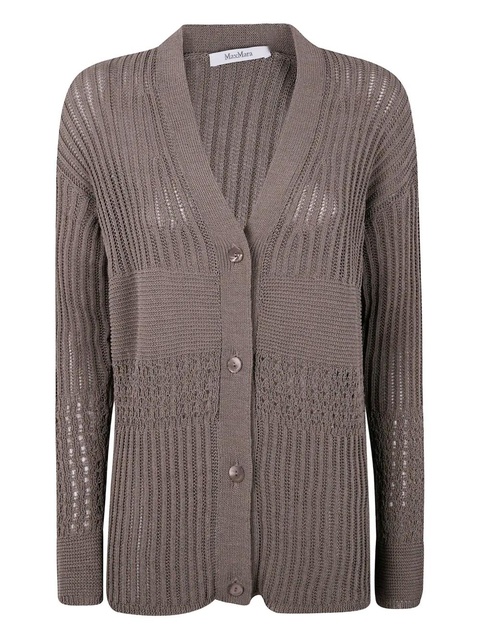 Max Mara March knitted button-up cardigan - Neutrals - zdjęcie produktu nr 1