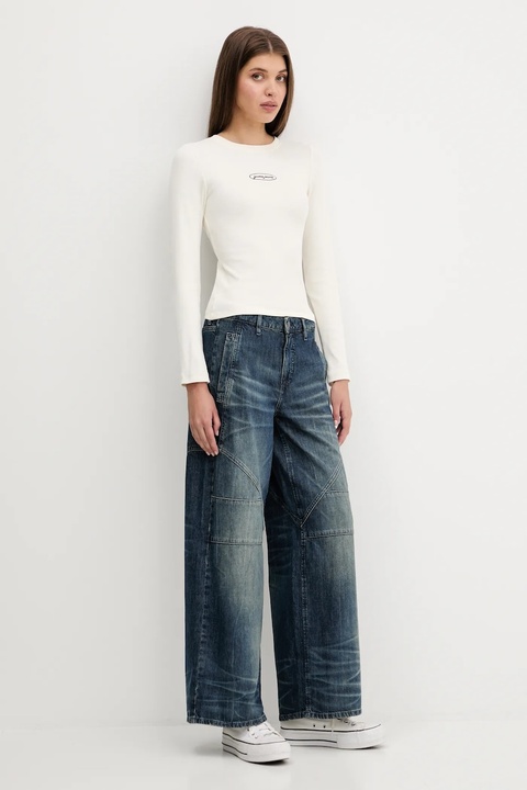 Guess Originals jeansy damskie medium waist W5YA2F D5R0D - zdjęcie produktu nr 2