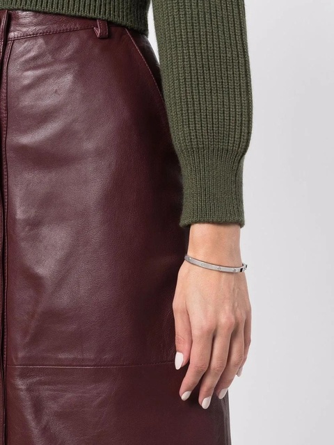 Tory Burch Miller 5mm hinge bracelet - Silver - zdjęcie produktu nr 2