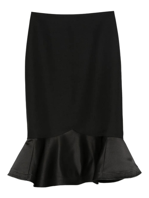 FENDI ruffled midi skirt - Black - zdjęcie produktu nr 1