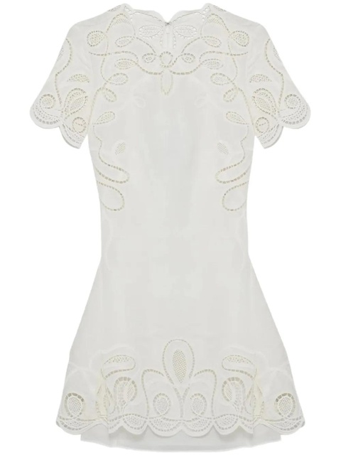Simkhai embroidered mini dress - White - zdjęcie produktu nr 1