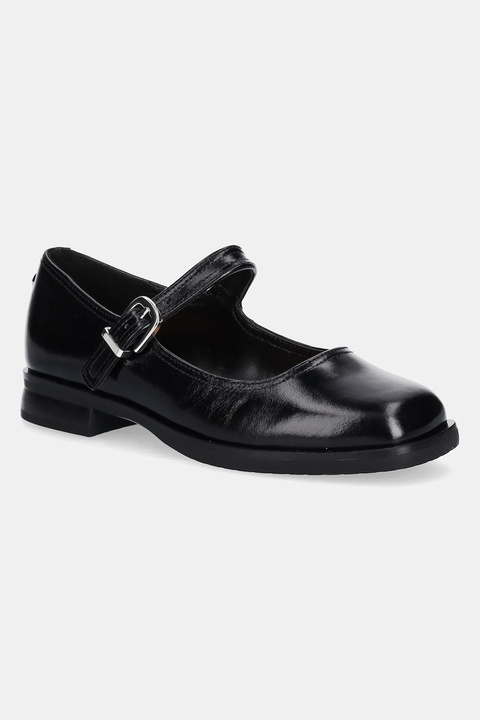 Steve Madden półbuty skórzane Delancy damskie kolor czarny na płaskim obcasie 11003873 - zdjęcie produktu nr 1