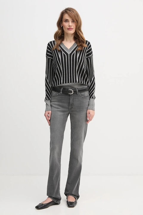 Dkny sweter SWEATERS damski kolor czarny lekki P5MSDZ52 - zdjęcie produktu nr 2