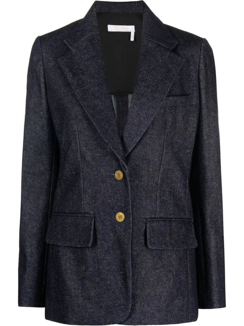 Chloé single-breasted blazer - Blue - zdjęcie produktu nr 1