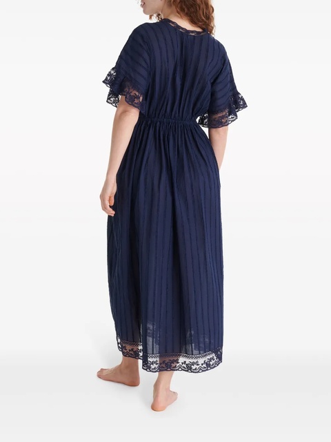 ERES Douceur lace-trim nightdress - Blue - zdjęcie produktu nr 2