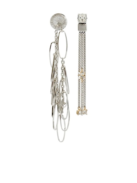 ISABEL MARANT Jodie fringed drop earrings - Silver - zdjęcie produktu nr 1