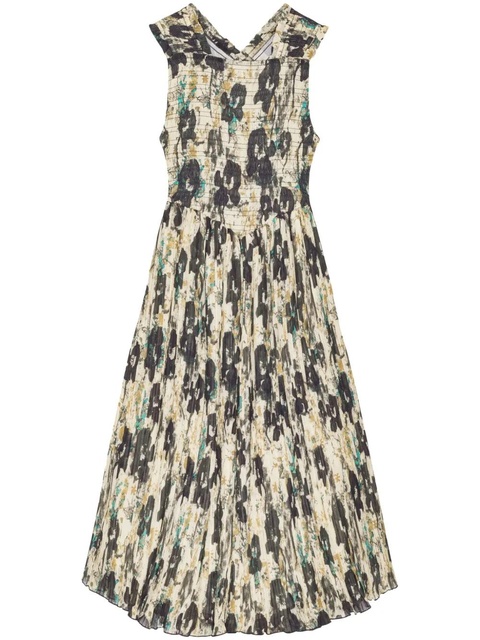 GANNI floral-print dress - Neutrals - zdjęcie produktu nr 1