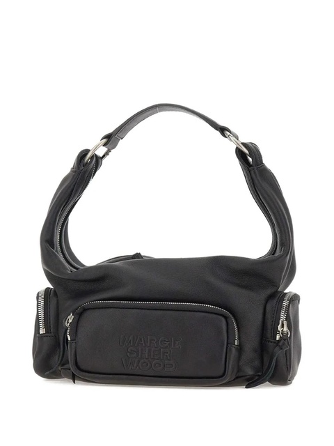 Marge Sherwood mini City leather shoulder bag - Black - zdjęcie produktu nr 2