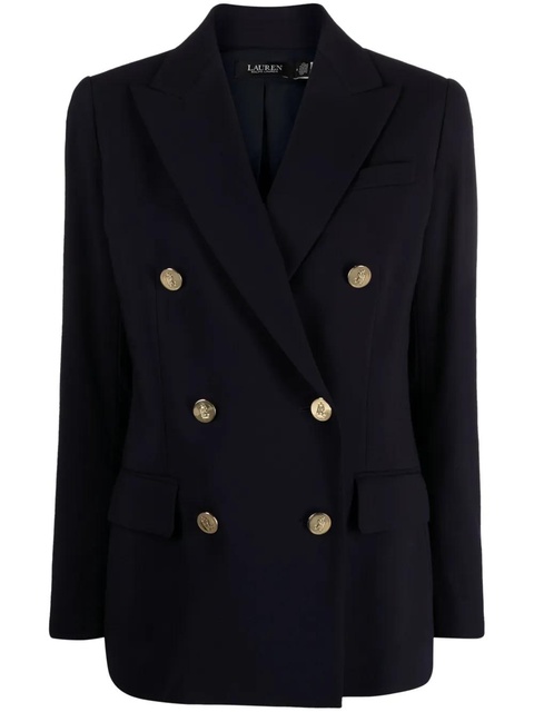 Lauren Ralph Lauren peak-lapels double-breasted blazer - Blue - zdjęcie produktu nr 1
