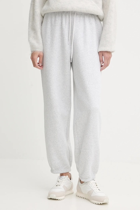 American Vintage spodnie dresowe damskie kolor szary melanżowe BAP05A - zdjęcie produktu nr 1