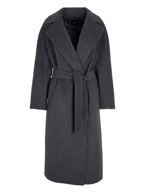 Max Mara belted coat - Grey - zdjęcie produktu nr 2