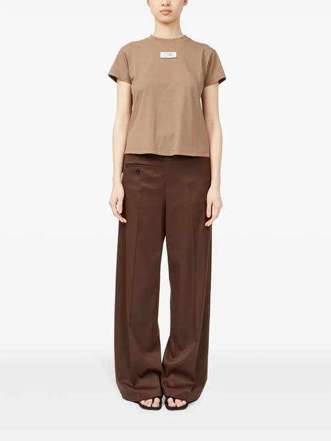 MM6 Maison Margiela cotton jersey T-shirt - Neutrals - zdjęcie produktu nr 1