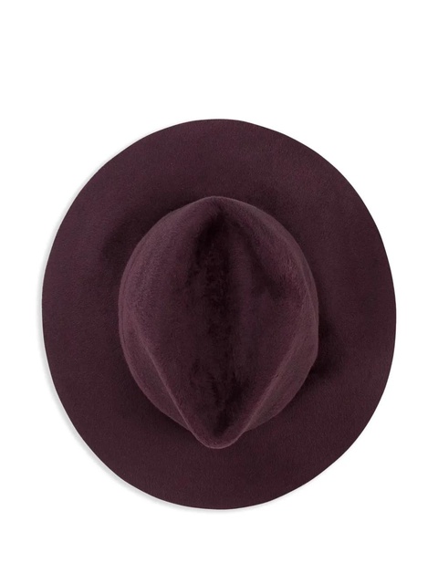 Loro Piana cashmere felt fedora hat - Brown - zdjęcie produktu nr 2