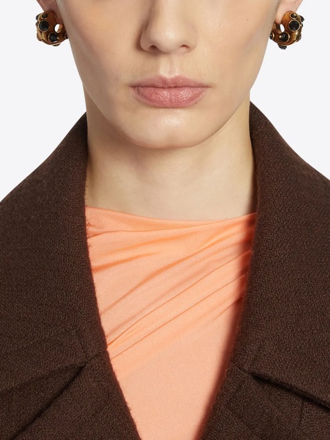 DRIES VAN NOTEN beaded loop earrings - Gold - zdjęcie produktu nr 2