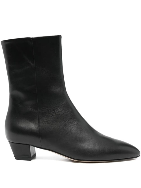 Aeyde 35mm Yasmin leather boots - Black - zdjęcie produktu nr 1