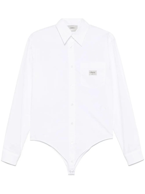 Coperni shirt-style bodysuit - White - zdjęcie produktu nr 1