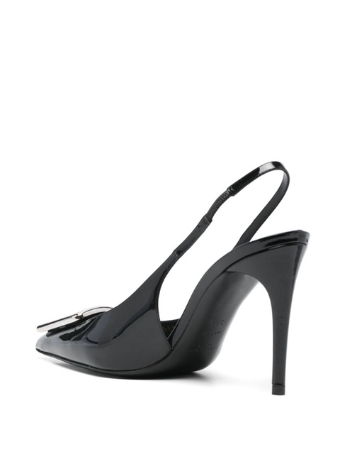 Saint Laurent Avenue 95mm slingback pumps - Black - zdjęcie produktu nr 2