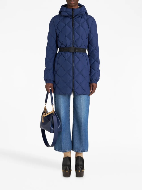 ETRO zipped hooded puffer jacket - Blue - zdjęcie produktu nr 2