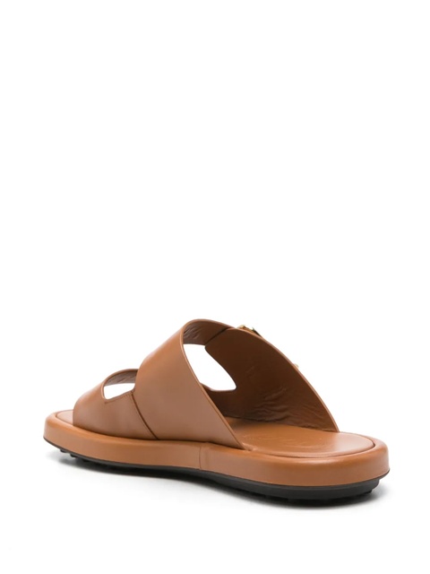 Tod's leather slides - Brown - zdjęcie produktu nr 2