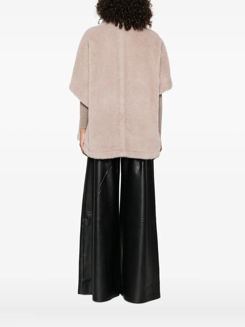 Max Mara Tebe Teddy cape - Neutrals - zdjęcie produktu nr 2