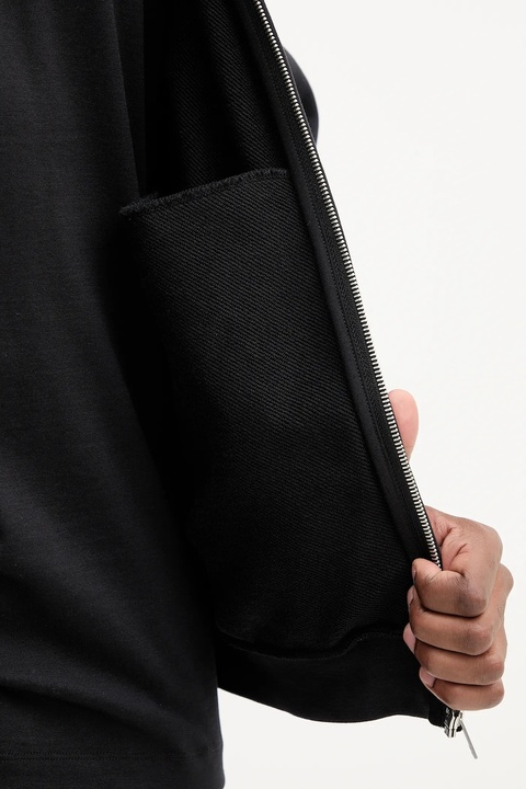 Pangaia kurtka Midweight Bomber Jacket kolor czarny przejściowa 10002360 - zdjęcie produktu nr 1