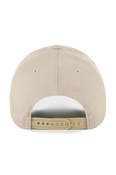 47 brand czapka z daszkiem MLB New York Yankees kolor beżowy z aplikacją B-MVPSP17WBP-KHP - zdjęcie produktu nr 1