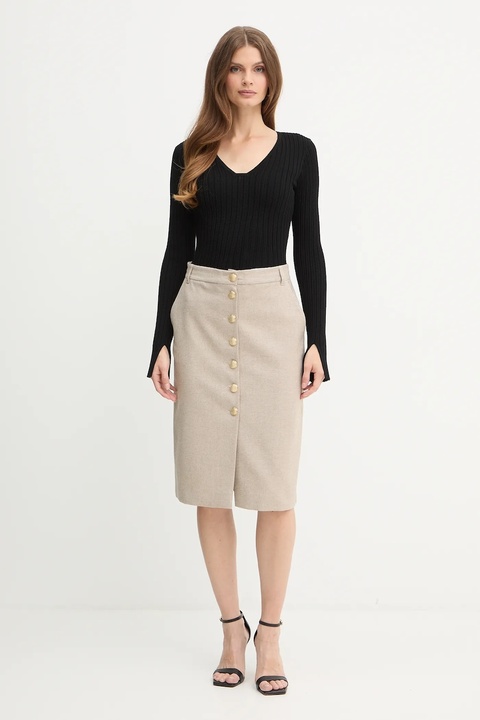 BOSS sweter damski kolor czarny lekki 50547913 - zdjęcie produktu nr 2