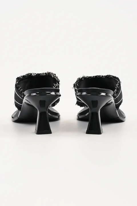 Karl Lagerfeld klapki PANACHE II damskie kolor czarny na słupku KL30104 - zdjęcie produktu nr 2