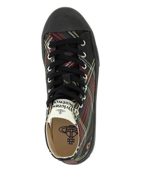 Vivienne Westwood Plimsoll orb-detail high-top sneakers - Black - zdjęcie produktu nr 2