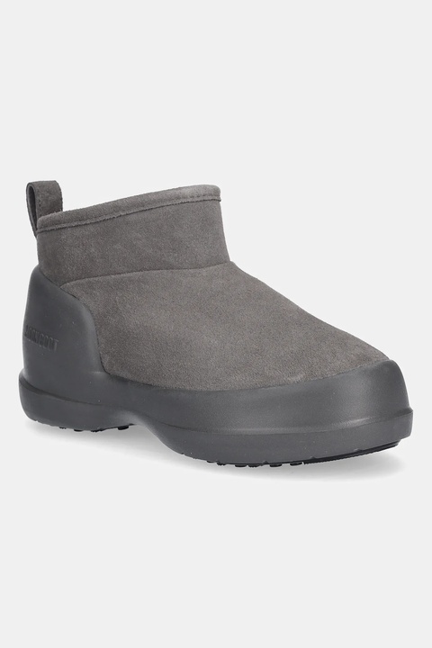 Moon Boot śniegowce zamszowe MB MEZZALUNA LOW BOOT SUEDE kolor szary 80D2500070 H005 - zdjęcie produktu nr 1