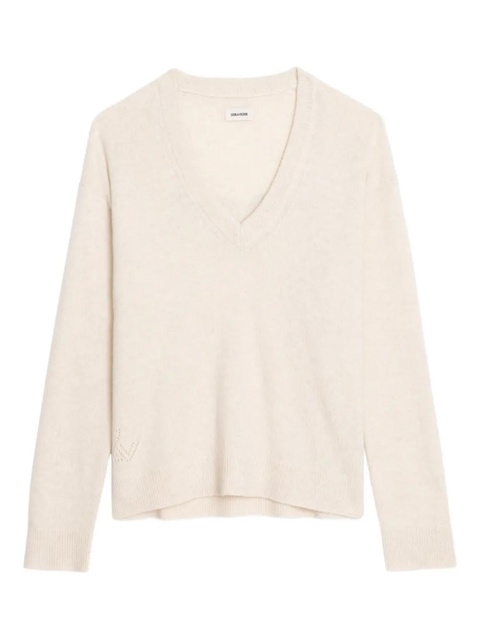 Zadig&Voltaire Mikyz strass sweater - Neutrals - zdjęcie produktu nr 1