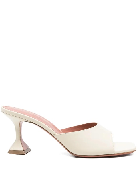 Amina Muaddi 70mm Lupita heeled mules - Neutrals - zdjęcie produktu nr 2