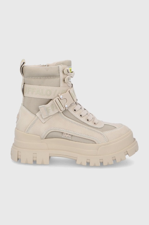 Buffalo workery Aspha Com1 1622065 damskie kolor transparentny na platformie ocieplone - zdjęcie produktu nr 1