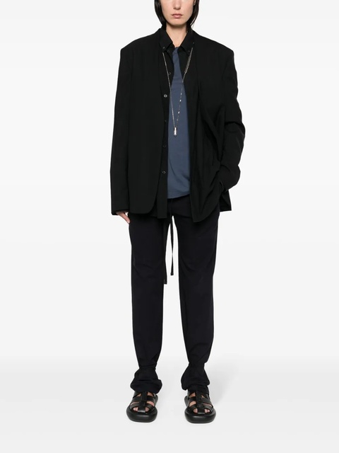 LEMAIRE cotton straight trousers - Blue - zdjęcie produktu nr 1