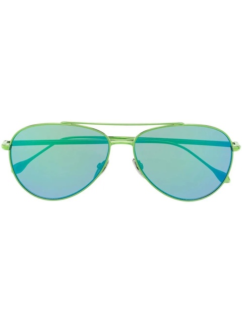 Isabel Marant Eyewear Milo pilot-frame sunglasses - Green - zdjęcie produktu nr 1