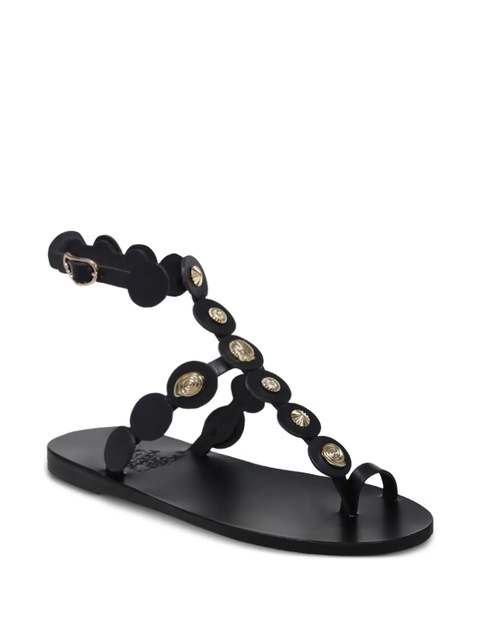 Ancient Greek Sandals embellished buckle sandals - Black - zdjęcie produktu nr 1