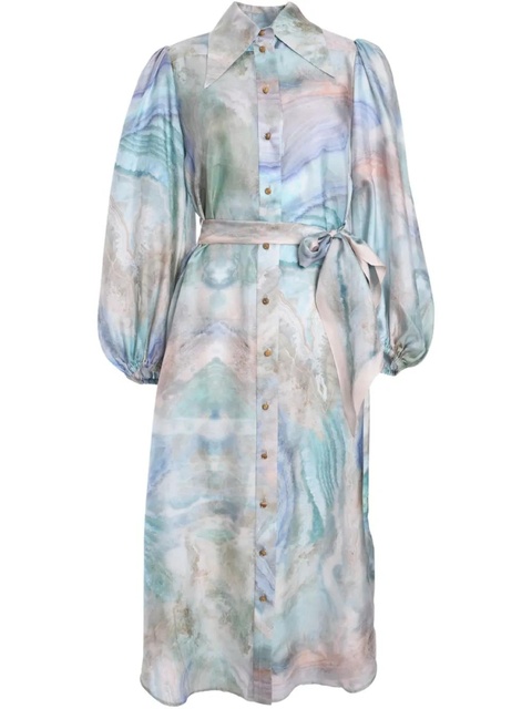 ZIMMERMANN Illuminate shirtdress - Blue - zdjęcie produktu nr 1